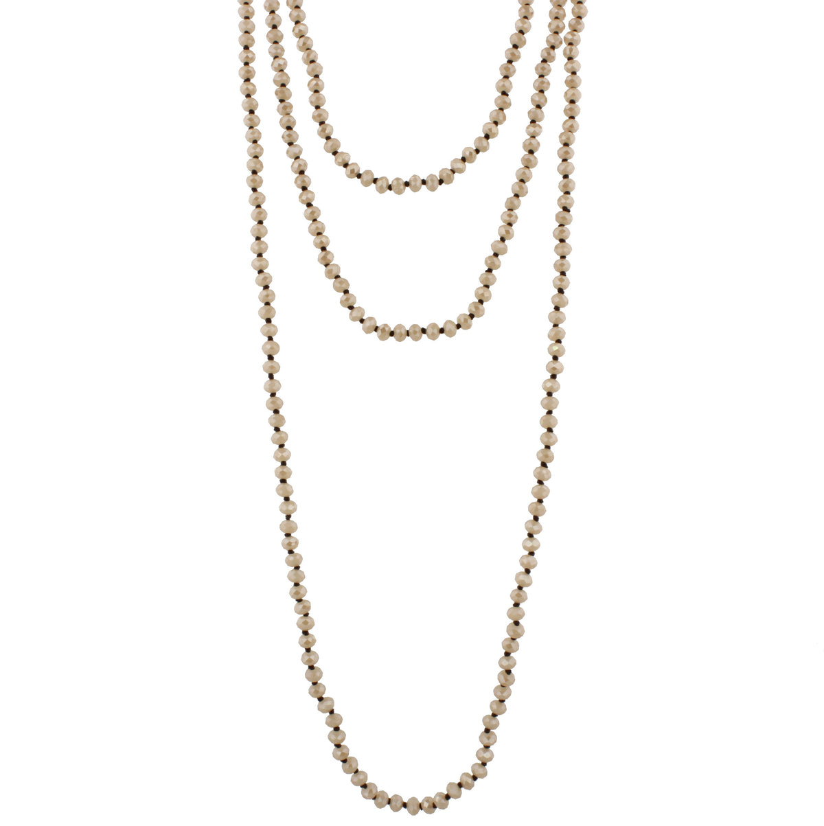 80" Hand Knotted Necklace - Debs Boutique  LLC