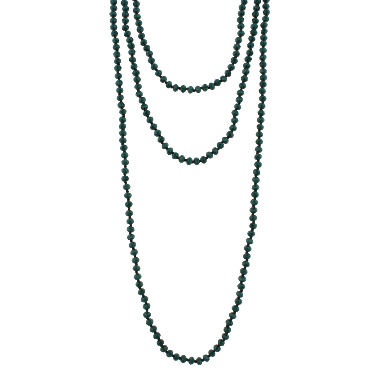 80" Hand Knotted Necklace - Debs Boutique  LLC