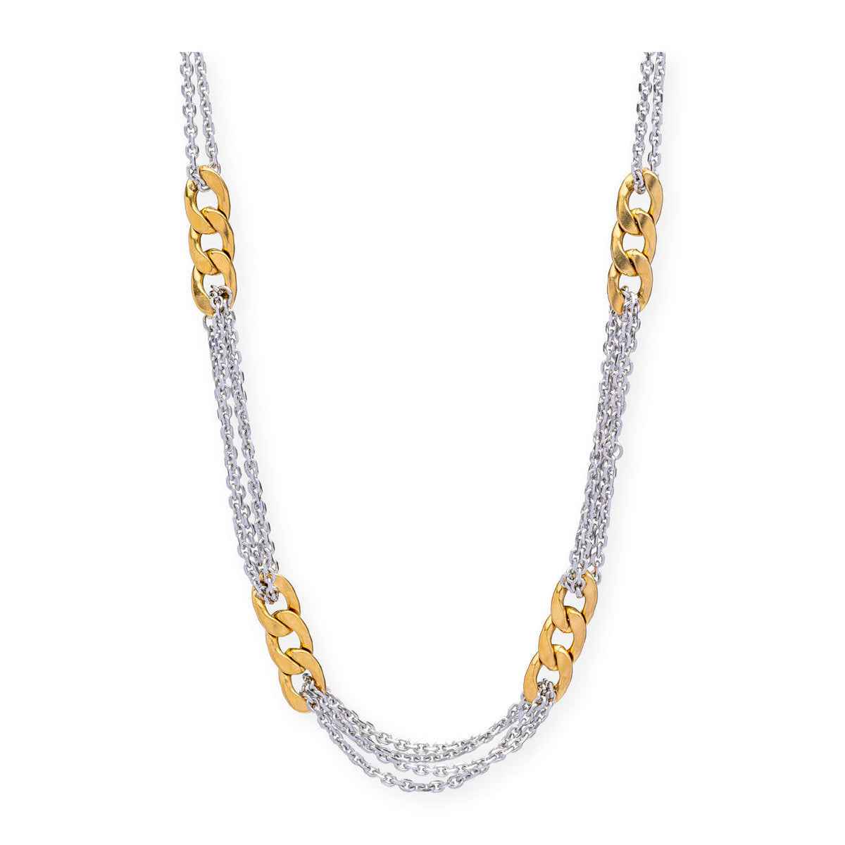 Bridgette Two Tone Necklace - Debs on 5th