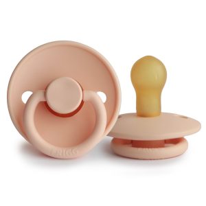 FRIGG Classic Natural Rubber Pacifier Size 0/6 Months - Debs on 5th