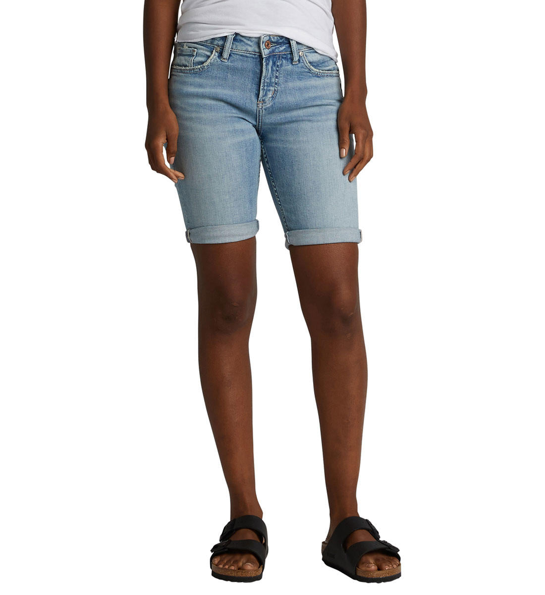 Silver Suki Bermuda - Debs on 5th