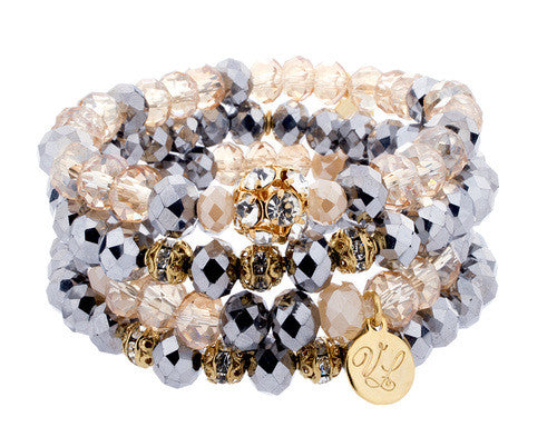 Victoria Lynn Stack Bracelets- Set of 4 - Debs Boutique  LLC