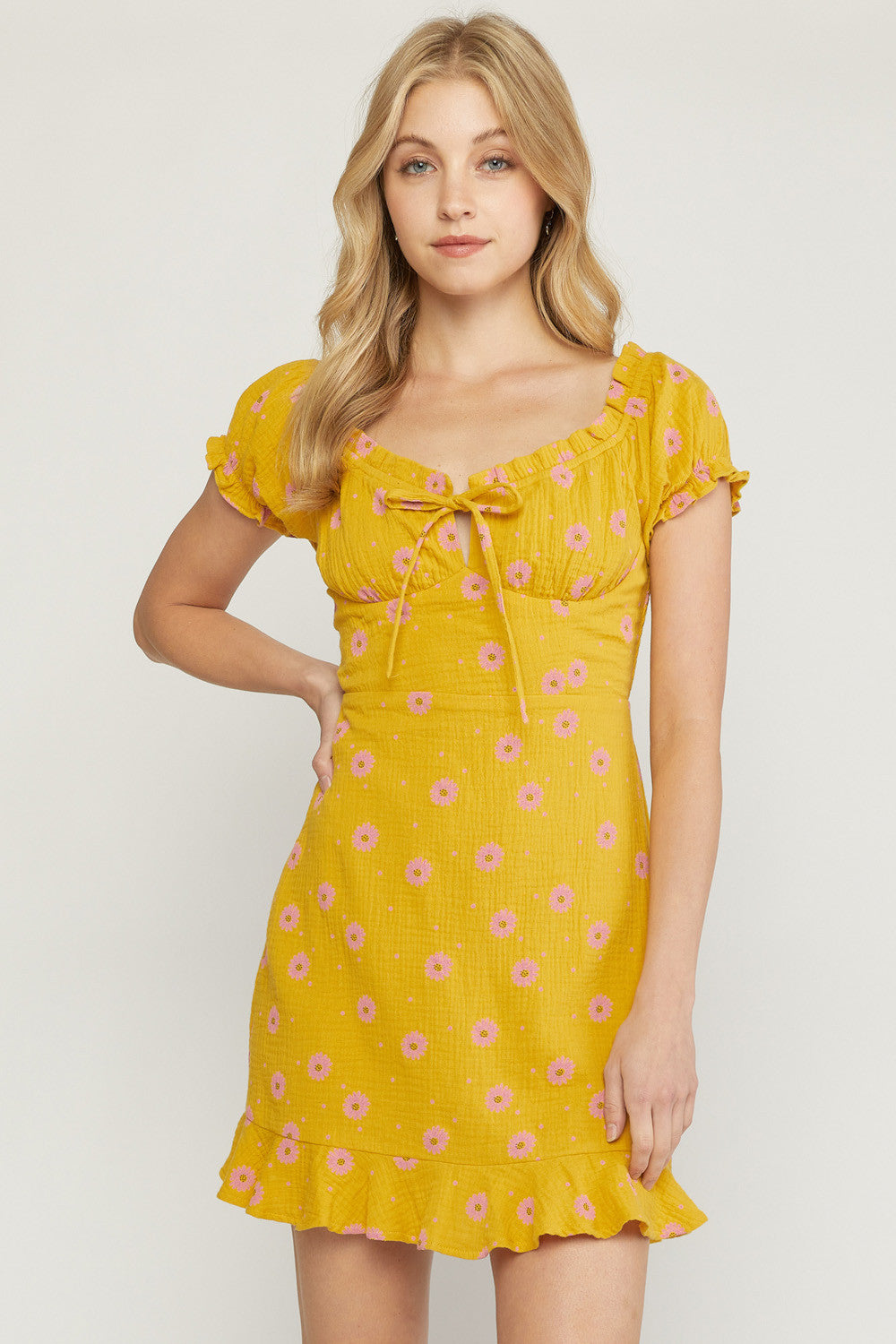 Sweetheart Short Sleeve Dress - Debs on 5th