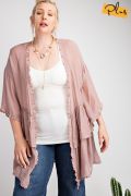 Plus Size Bright Future Ruffled Cardigan - Debs on 5th
