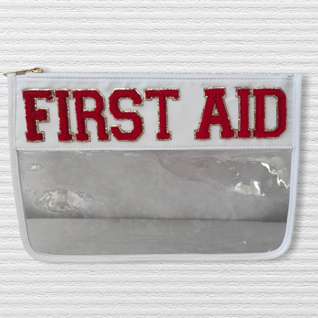 Customized Lettered Clear Pouch - Debs on 5th