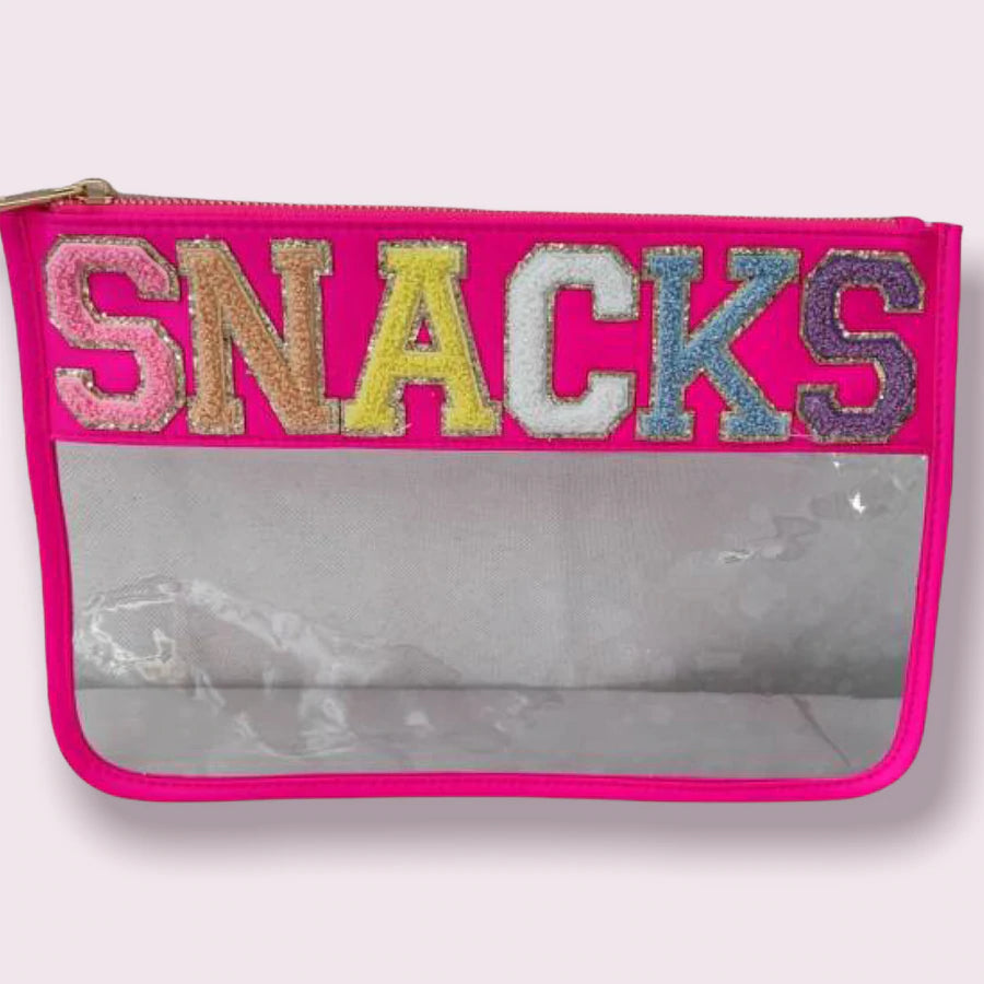 Customized Lettered Clear Pouch - Debs on 5th