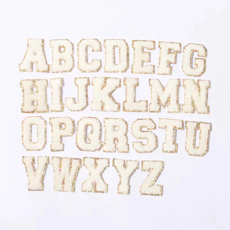 Snow Varsity Self Adhesive Letters - Debs on 5th